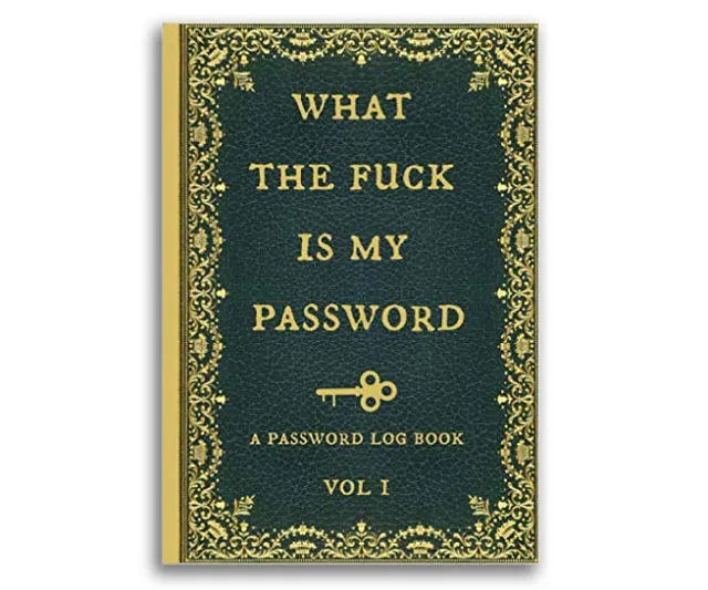 The WTF Is My Password Log Book
