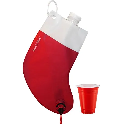 Spread Cheer with the Christmas Stocking Flask