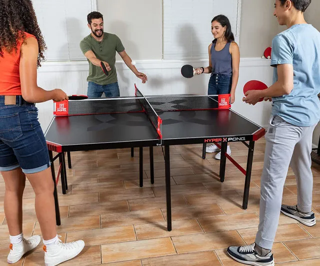 Turn Up the Fun with the 4-Way Ping Pong Table