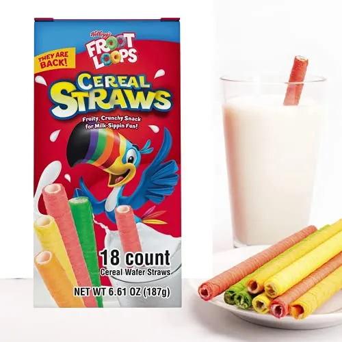 Kellogg's Edible Cereal Straws