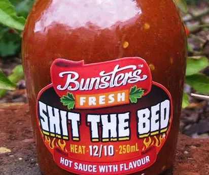 Bunsters Sh*t The Bed Hot Sauce