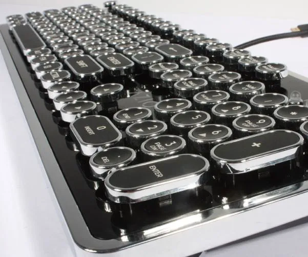 Retro Typewriter Style Keyboard