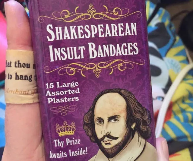 Heal with Humor: Shakespearean Insult Bandages