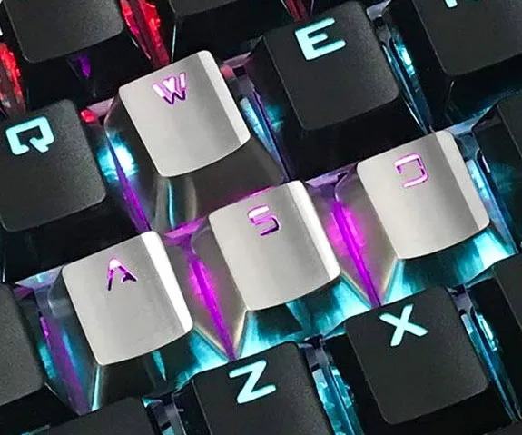 Durable Stainless Steel Keycaps