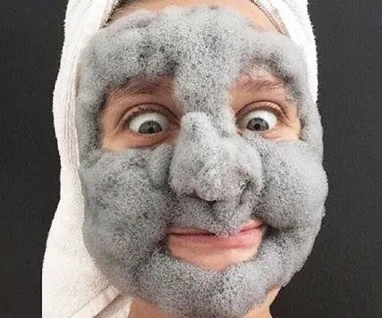 Fluffy Bubble Face Mask