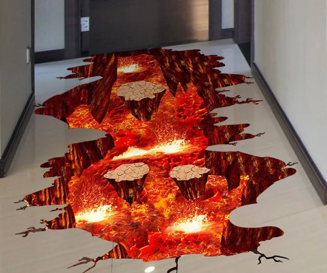 h The Floor Is Lava Decal