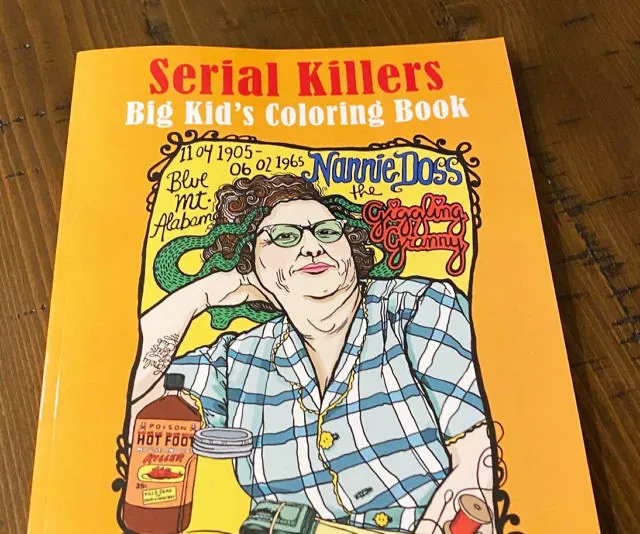 Serial Killers Adult Coloring Book
