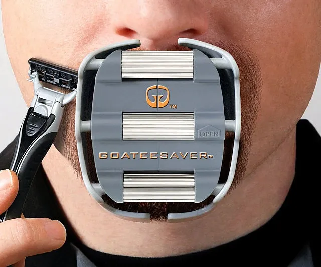 Goatee Shaving Template