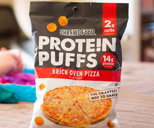 Protein Pizza Puffs