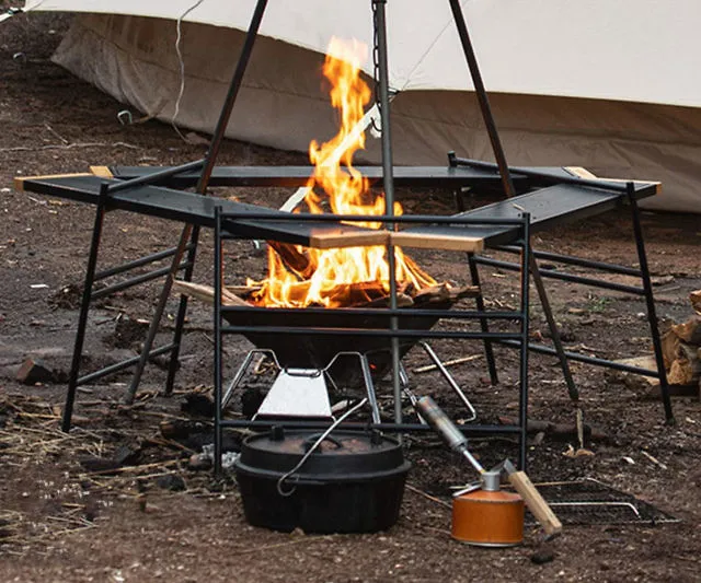 Modular Camping Firepit Table