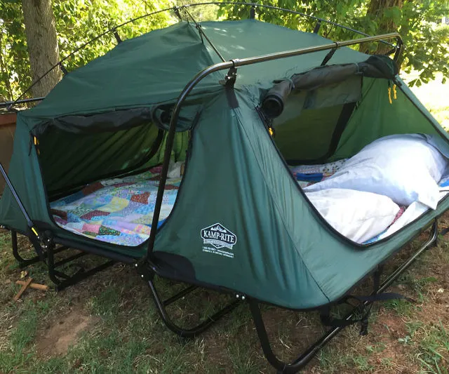 Camp in Comfort with Kamp-Rite Double Tent Cot