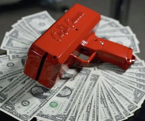 Money Gun Cash Cannon