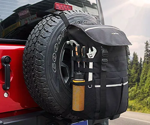 Offroading Spare Tire Gear Bag