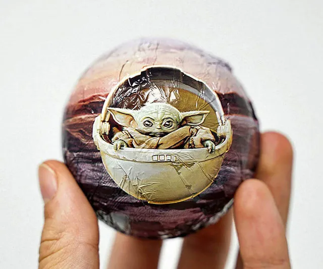 Baby Yoda Marshmallow Chocolate Ball