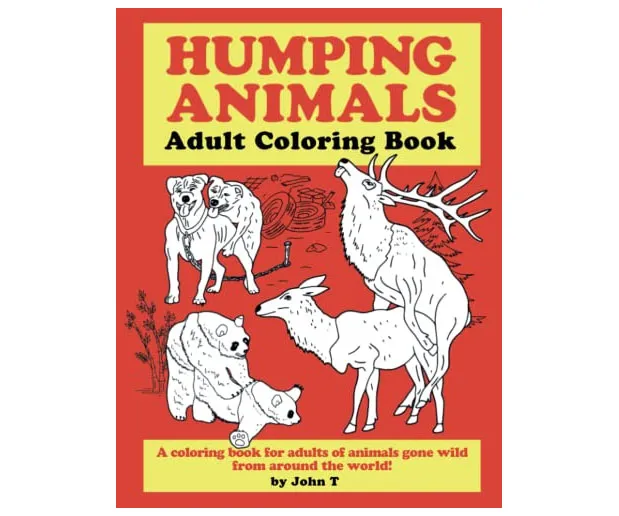 Humping Animals Adult Coloring Book