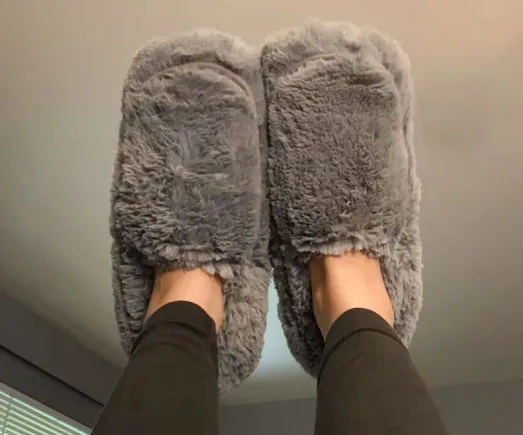 Microwavable Plush Slippers