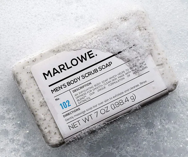 Marlowe Men's Body Scrub Soap