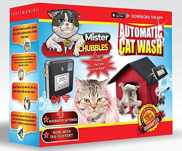 Automatic Cat Wash Prank Gift Box