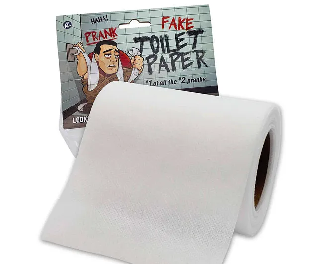 No Tear Prank Toilet Paper