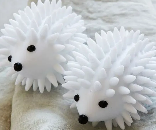 Laundry Fun with Hedgehog Dryer Balls
