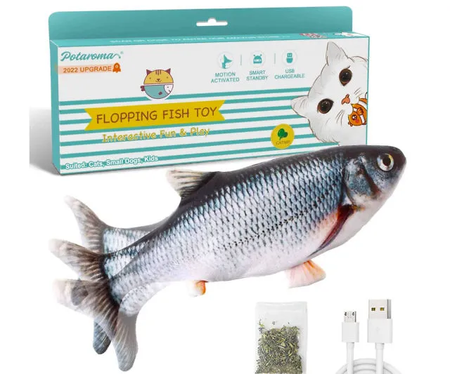 Potaroma Flopping Fish Cat's Toy