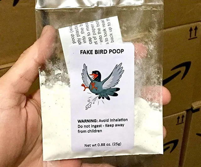 Hilarious Prank Fun: Realistic Fake Bird Poop