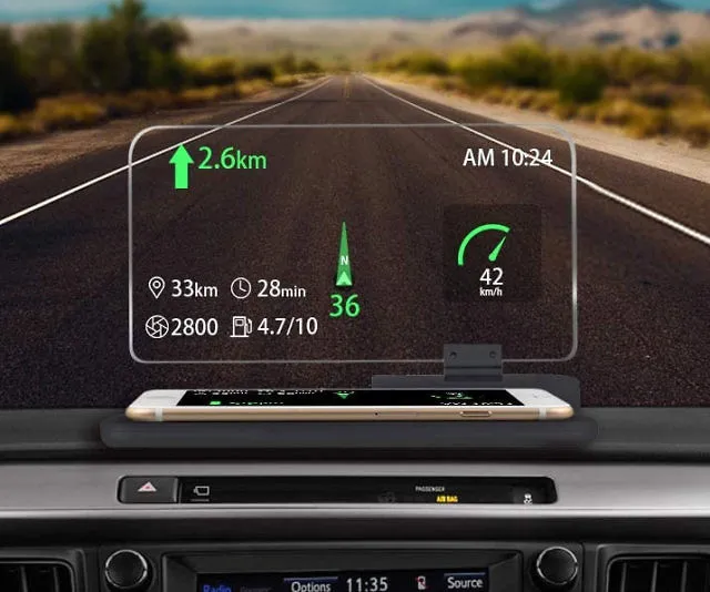 Heads-Up Hands-Free Driving Display