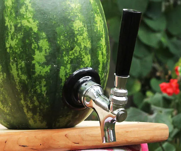 Turn Watermelons into Refreshing Kegs with the Watermelon Tap Kit