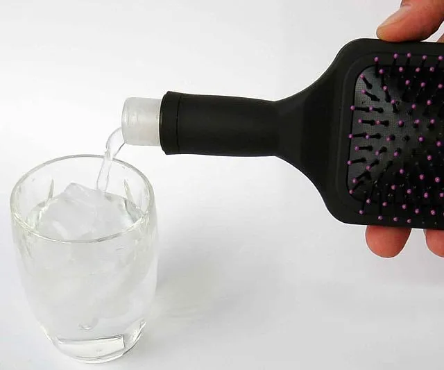 Sip with Hairbrush Flask