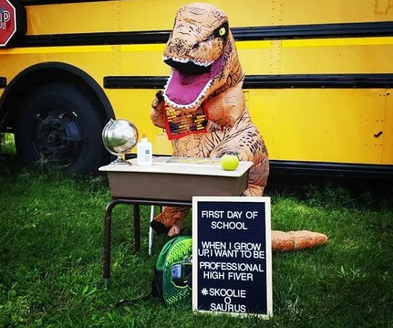 Kid's Inflatable T-Rex Costume