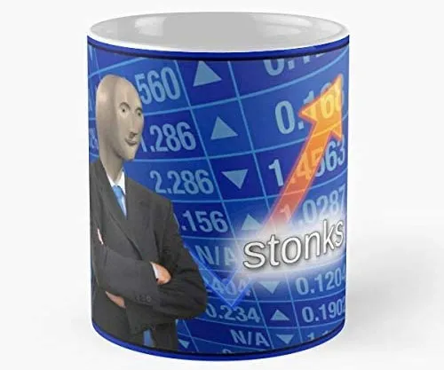 Hilarious Stonks Coffee Mug