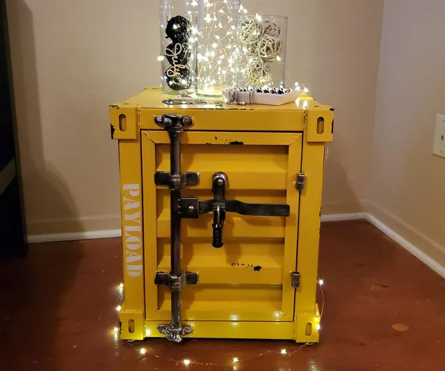 Upgrade Your Home with an Industrial Container Side Table