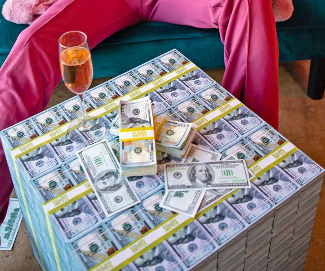 Million Dollar Cube Money Table