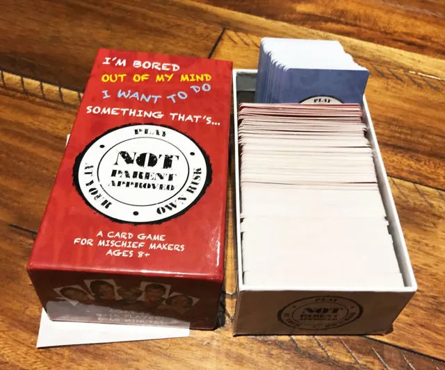 Not Parent Approved Card Game For Kids