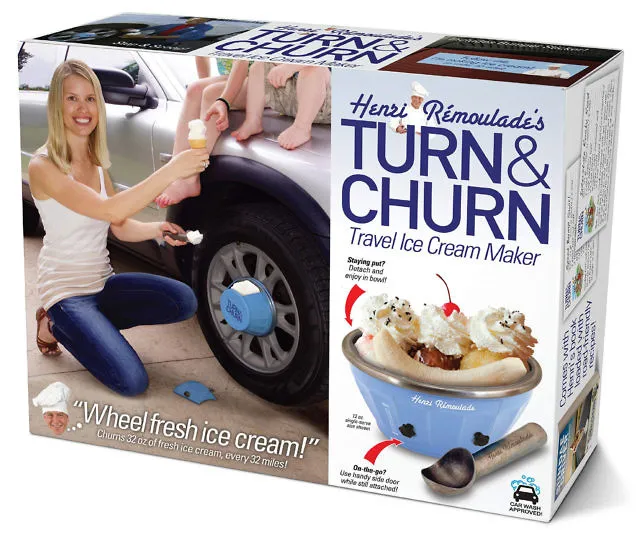 Turn & Churn Travel Ice Cream Maker Prank