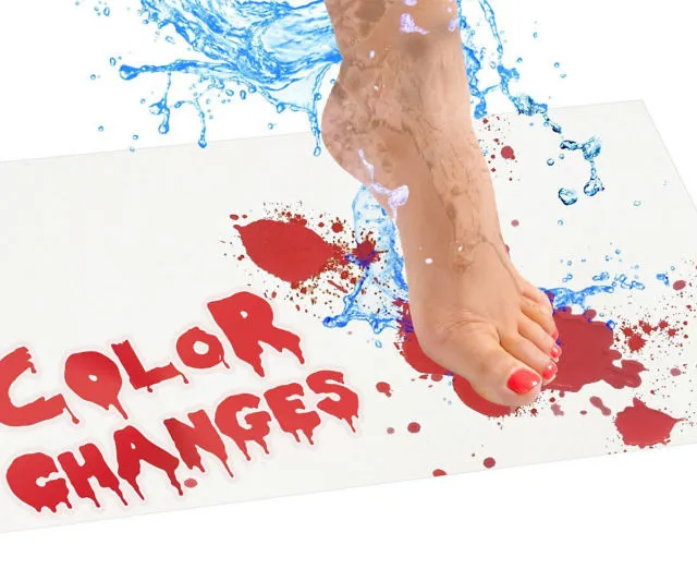 Bloodbath Color Changing Bath Mat