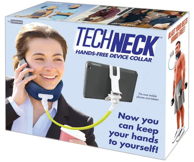 Tech Neck Hands-Free Device Collar
