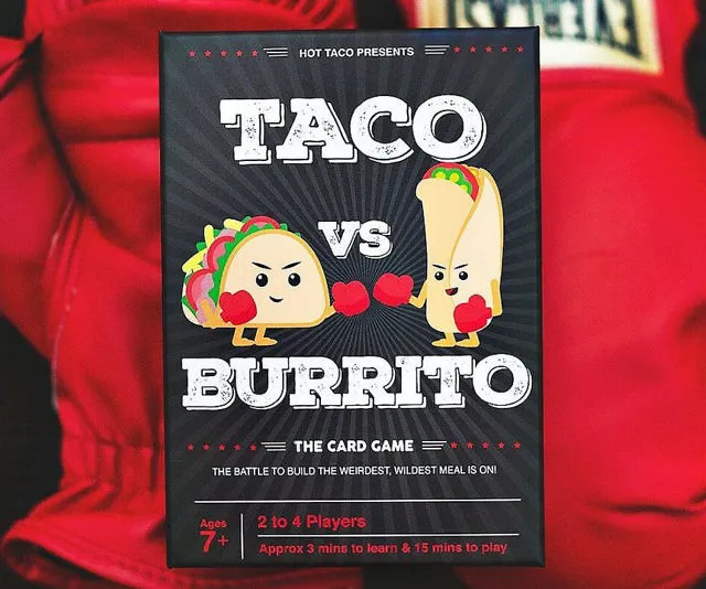 Taco vs Burrito Card Game