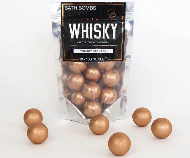 Whisky-Scented Bath Bombs