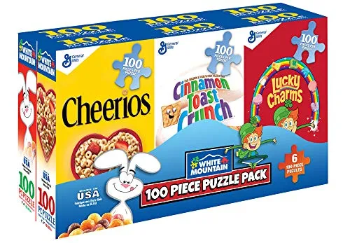 Mini Cereal Box Puzzles for Kids