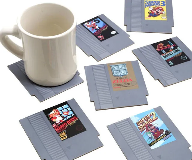 NES Cartridge Coasters