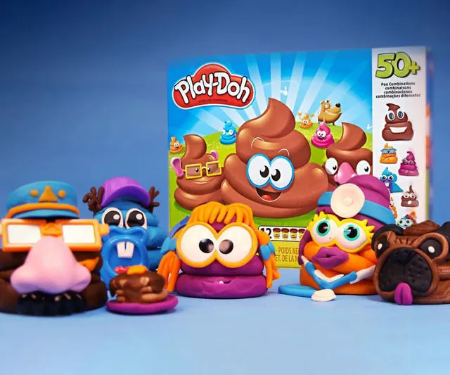 Get Silly with the Play-Doh Poop Troop Playset
