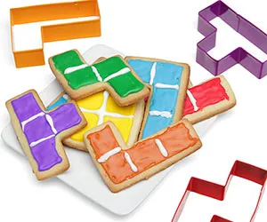 Tetris Cookie Cutters for Tasty Fun