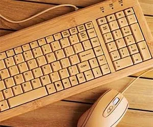 Bamboo Keyboard and Mouse Combo