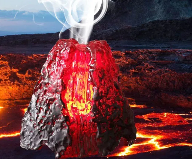 A Fiery Home Decor Volcano Humidifier