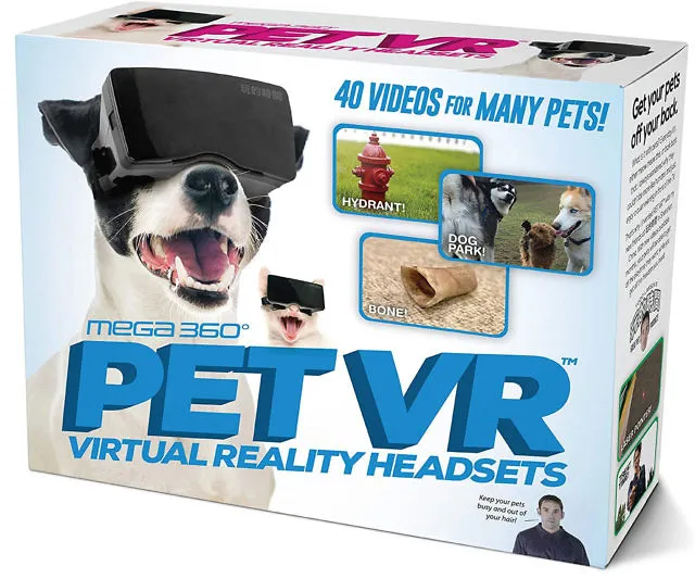 Dog Virtual Reality Goggles Prank Gift Box