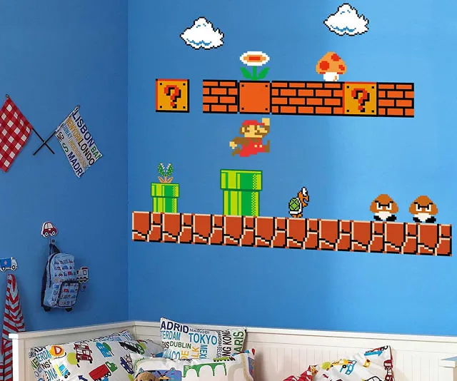 Giant Super Mario Wall Decals
