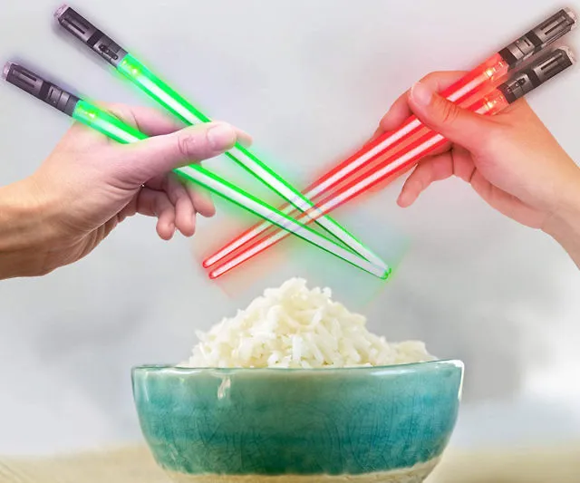 Star Wars Light Up Lightsaber Chopsticks