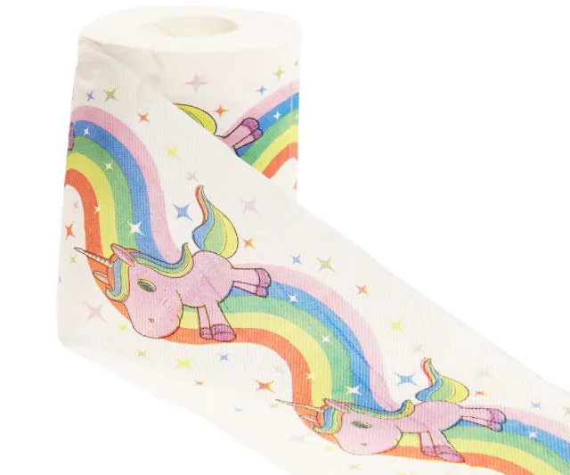 Unicorn & Rainbow Toilet Paper
