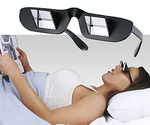 Lazy Glasses: Bed Prism Spectacles